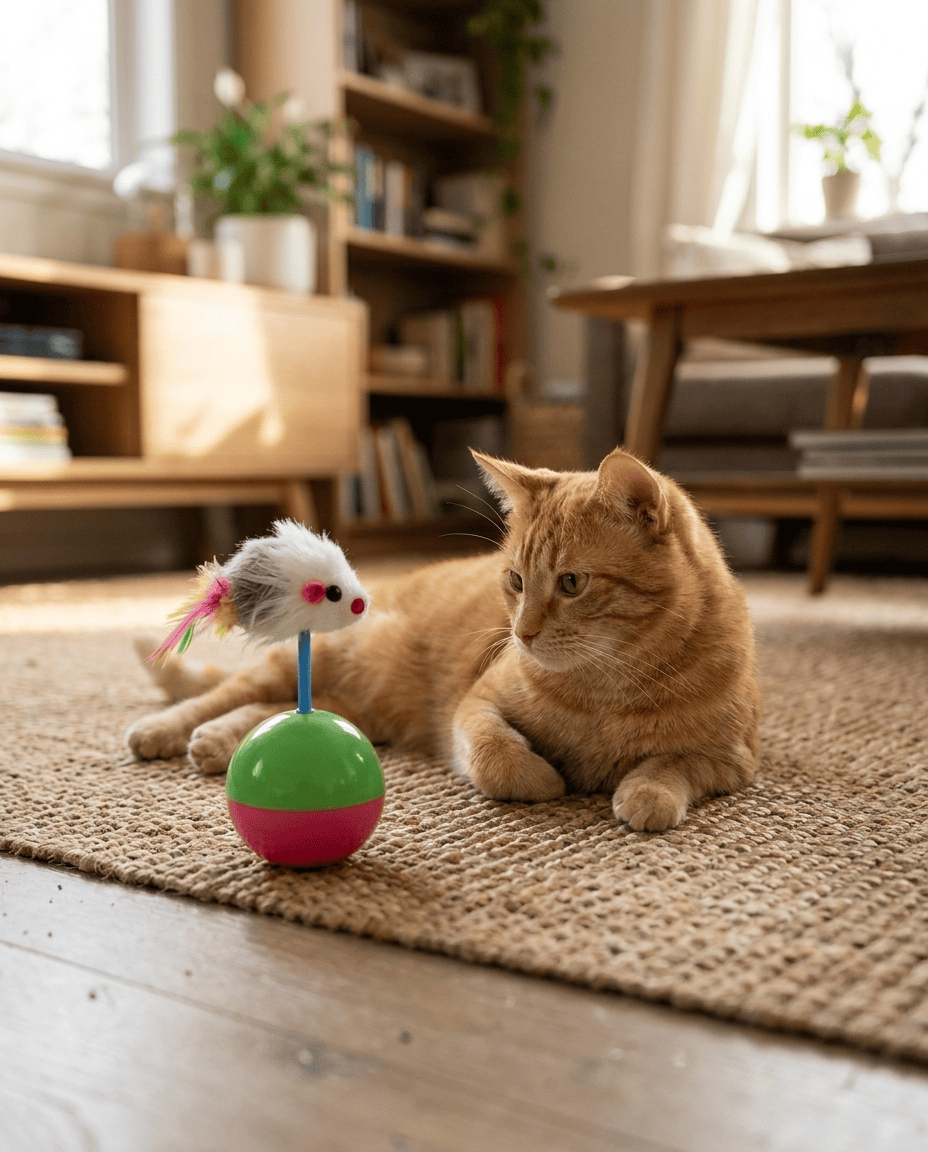 Jouet Souris à Bascule pour Chat