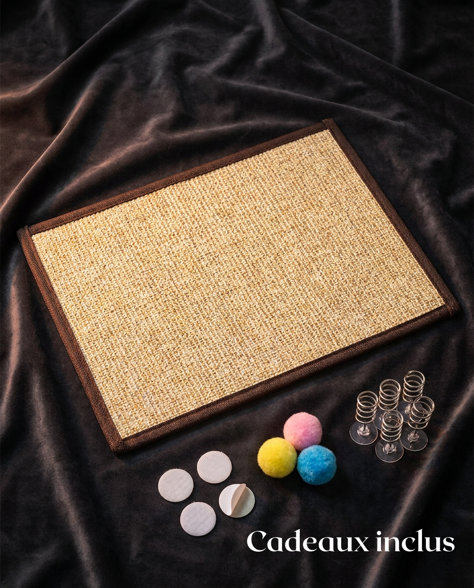 Griffoir Mural en Sisal pour Chat | Design et Gain de Place