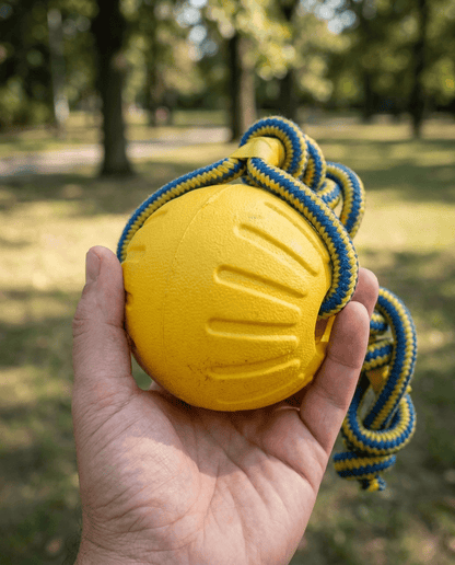 Balle en Caoutchouc Indestructible pour Chien | Jouet à Mâcher et Lancer