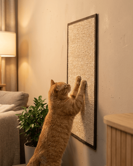 Griffoir Mural en Sisal pour Chat | Design et Gain de Place