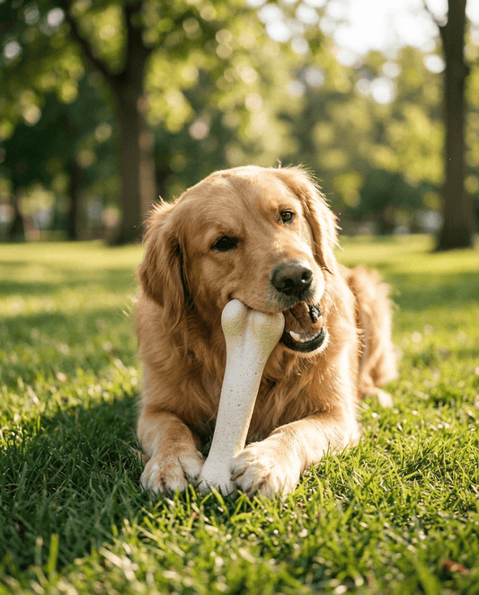 Os à Mâcher Résistant pour Chien | Jouet Dentition Naturel