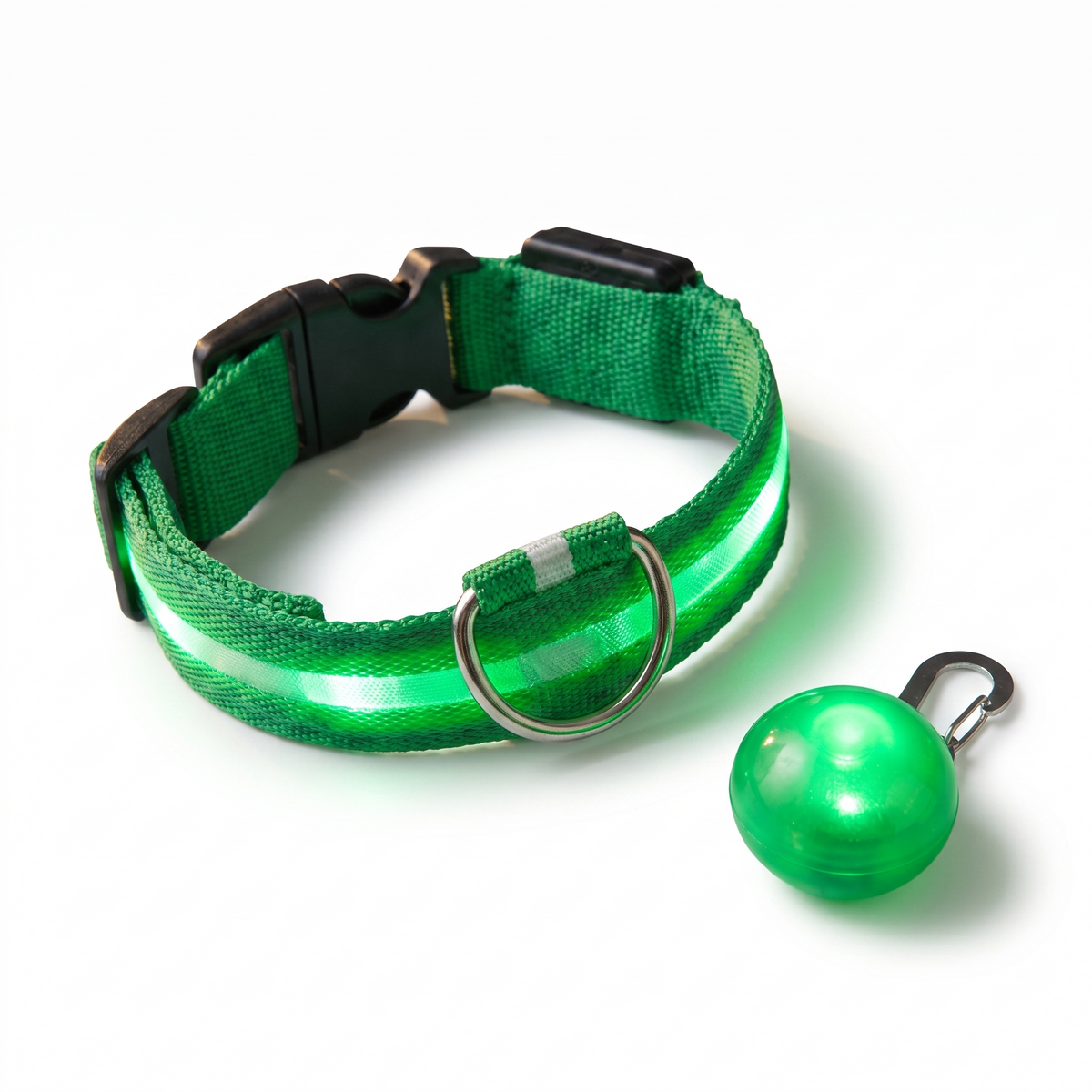 Collier LED USB Rechargeable pour Chien | Sécurité et Visibilité Nocturne