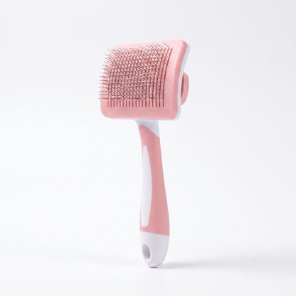Brosse autonettoyante rose