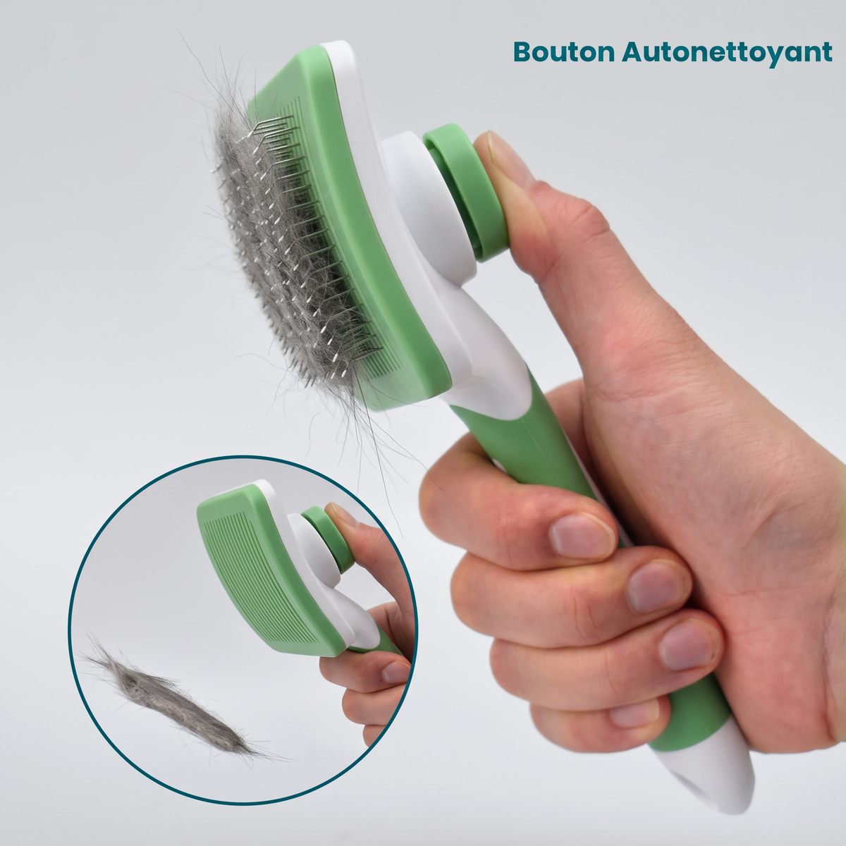 Bouton autonettoyant