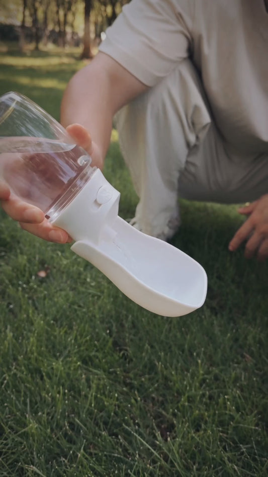 Gourde d'Eau Pliable pour Chien | Distributeur Portable pour Balade